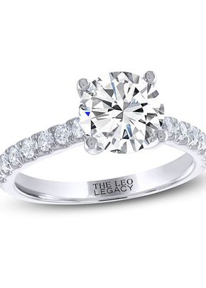 THE LEO Legacy Lab-Created Diamond Engagement Ring 2-3/8 ct tw Round-cut 14K White Gold, Kay Jewelers