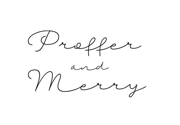 Proffer and Merry