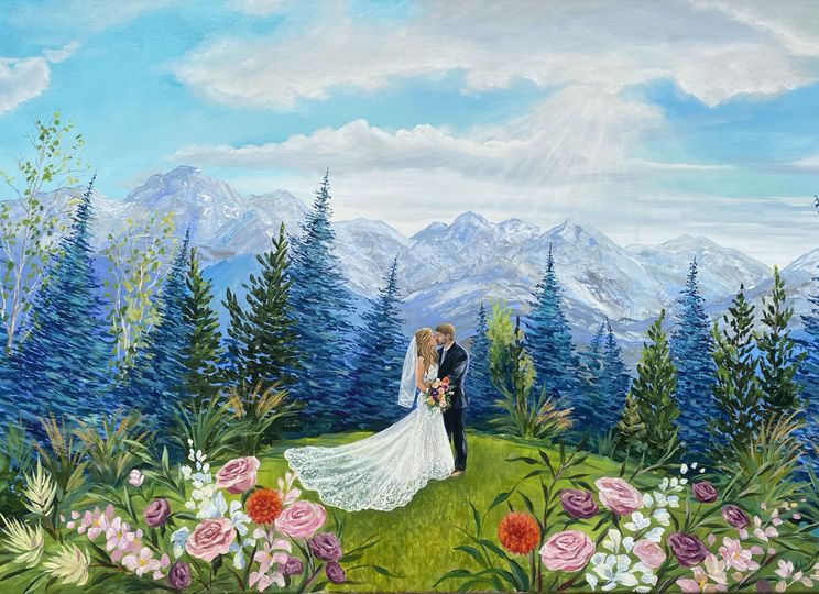 Colorado Wedding Painter