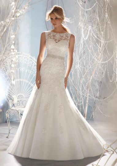 black tie and bridal lace