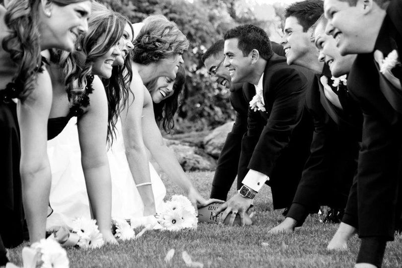 black tie and bridal lace