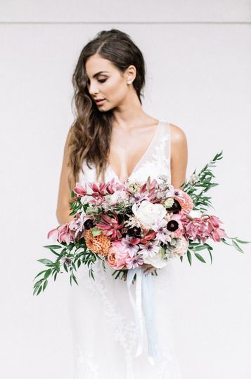 Violet Rose Floral
