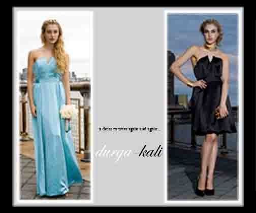 Durga-Kali: Reversible Bridesmaid Dresses
