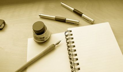 Calligraphy, by hand