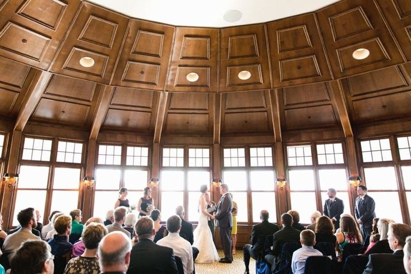 Stone Arch At Riverview Gardens Venue Appleton Wi Weddingwire