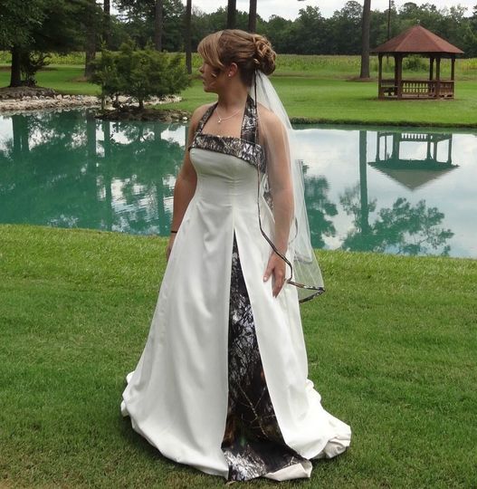 a touch of camo wedding dresses Cinosural International School