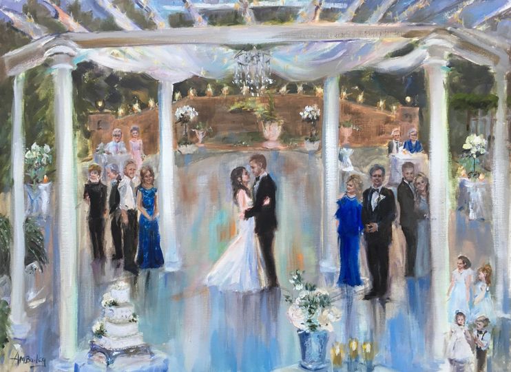 Live Event Portrait Artist Ann Bailey Favors Gifts Roswell