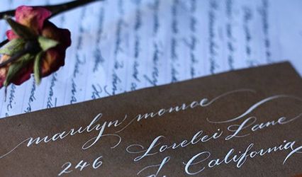 Open Ink Stand Calligraphy