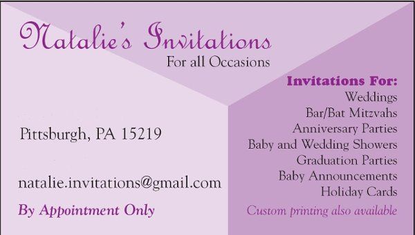 Natalie's Invitations