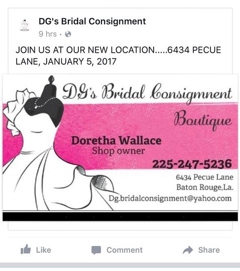 DG's Bridal and Formal Consignment