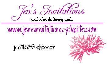 Jen's Invitations