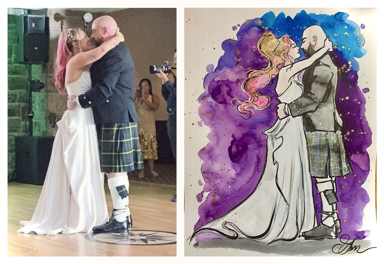Art of Anne Mitchell Live Art