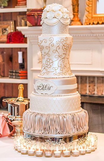 Coastal Confections Wedding Cake Richmond Hill Ga Weddingwire