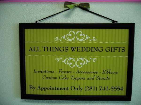 All Things Wedding Gifts