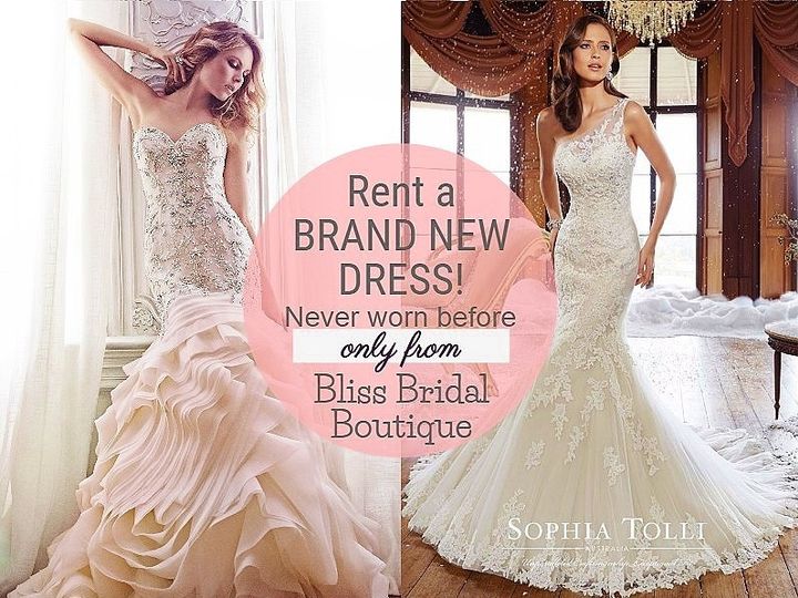 BLISS BRIDAL BOUTIQUE - Rent a brand new wedding dress in Jamaica!