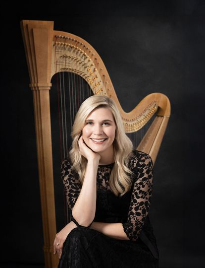 Harpist Carly Nelson