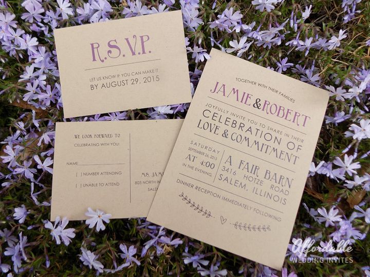 Affordable Wedding Invites By Gossett Printing Invitations Salem