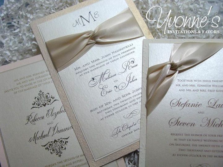 Yvonne's Invitations & Favors
