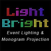 Light Bright Event Lighting and Monogram Projection