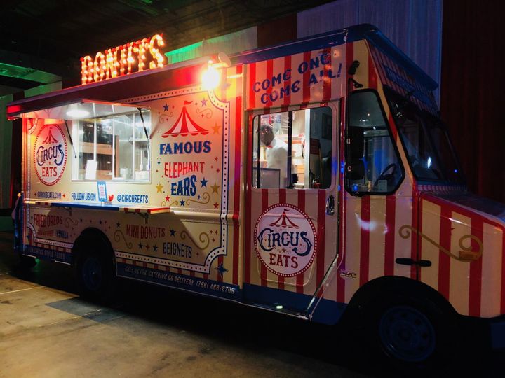 Circus Eats Miami Wedding Caterer 1 Reviews Food truck set of four black vector emblems. circus eats miami wedding caterer 1