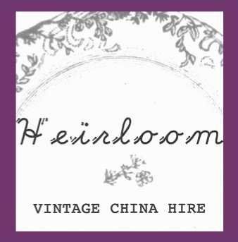Heirloom Vintage China Hire