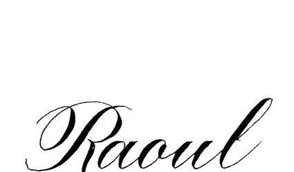 Raoul Martinez Calligraphy