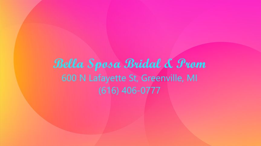 Bella Sposa Bridal and Prom