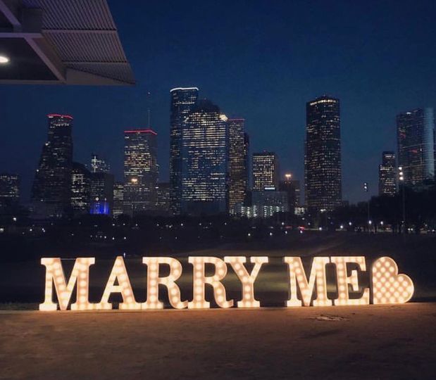 Marquee House of Letters