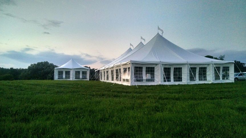 AJ SanFilippo's tent,table, & chair rentals