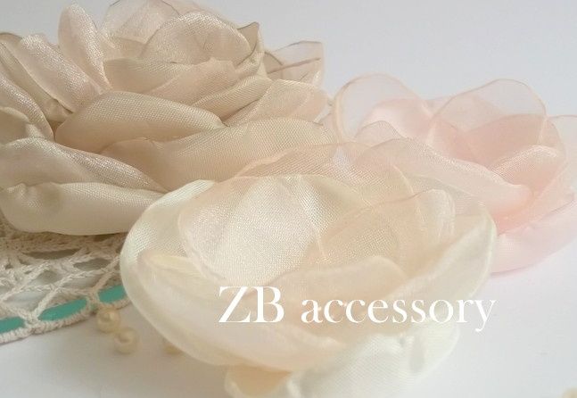 Handmade Fabric Flowers by ZB accessory