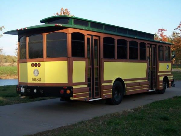 Kool Nites Limousine Party Bus And Trolley Transportation Blue