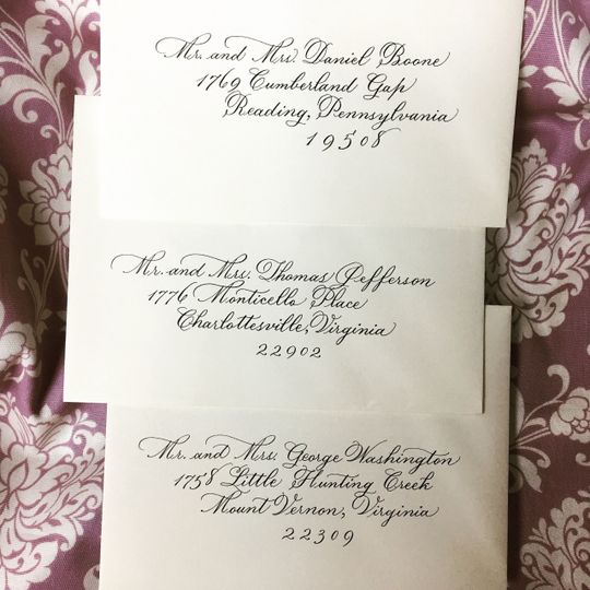 Calligraphy of Charlotte