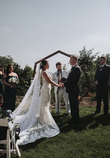 Behind the Bride