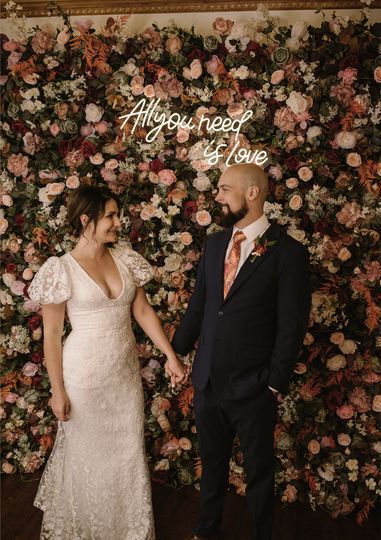 Party Petals Flower Wall Rentals