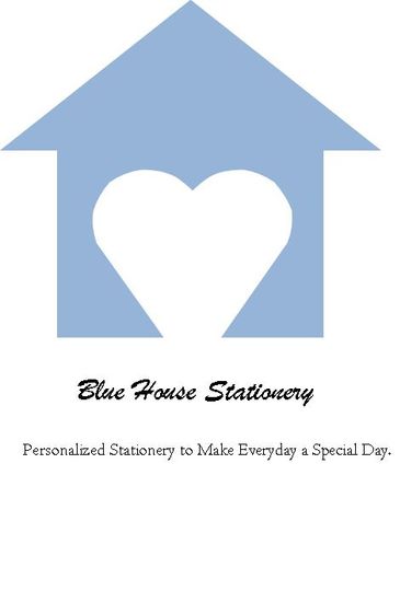 Blue House Stationery