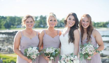 Copper Leaf Floral Design