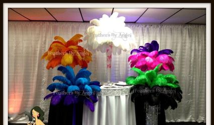 Feathers By Angel-Rent Ostrich Feather Centerpieces