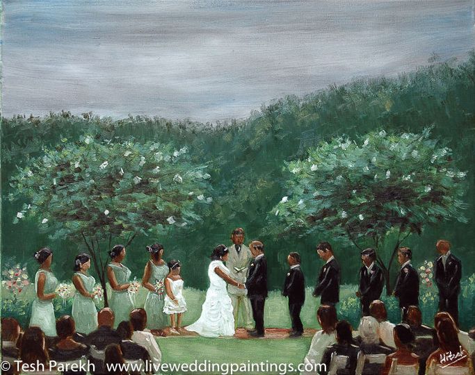 Tesh S Live Wedding And Event Paintings Favors Gifts Raleigh