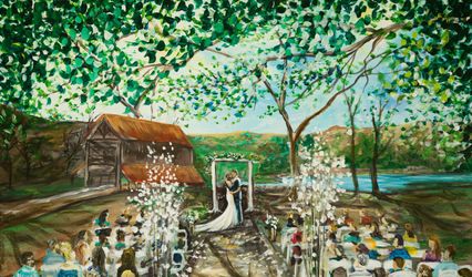 Snap Chic Wedding Painting