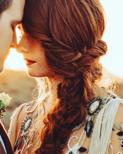 Bridal hair