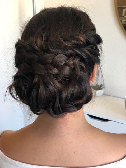  Braided updo