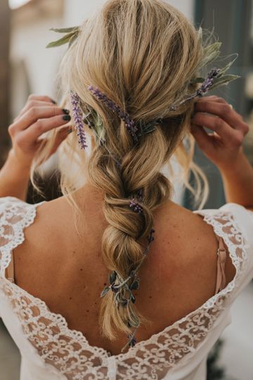 Braid w/ lavendar
