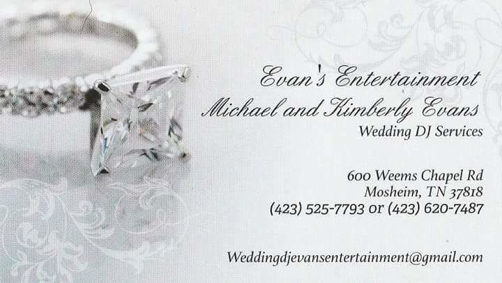 Wedding DJ - Evans Entertainment