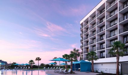 Ellie Beach Resort Myrtle Beach Tapestry by Hilton