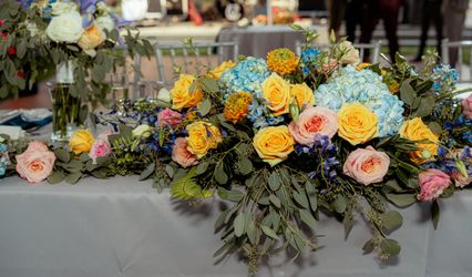 Sugar Flowers and Leaves Floral Design