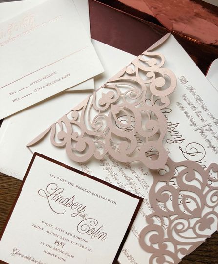 The Artist's Palette Invitations