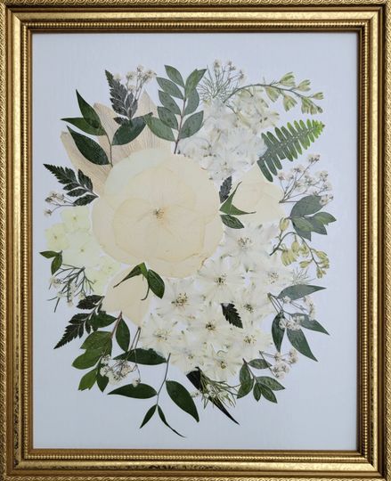 Treasured Memories Pressed Flower Art