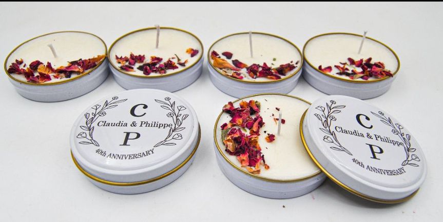 Blue Violet Candles