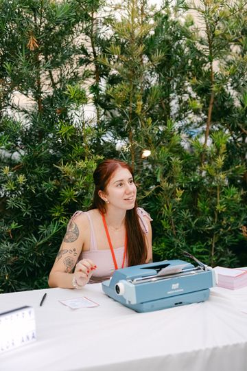 Live Typewriter Poetry - Little Earth Flower