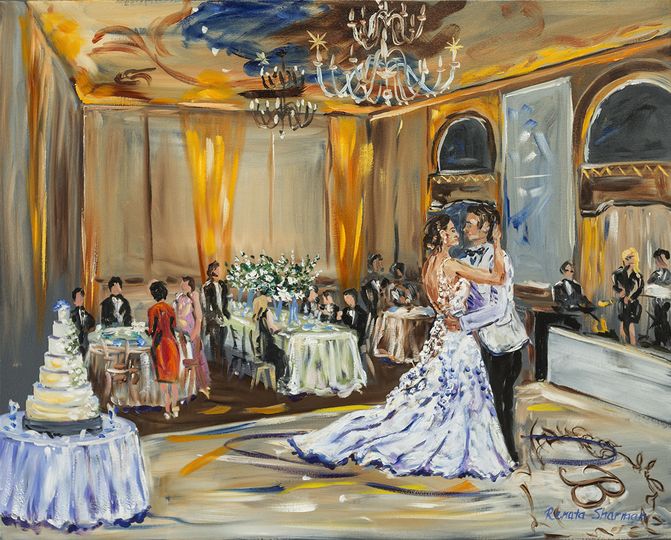 Live Event Painting By Renata Ceremony Music Richardson Tx